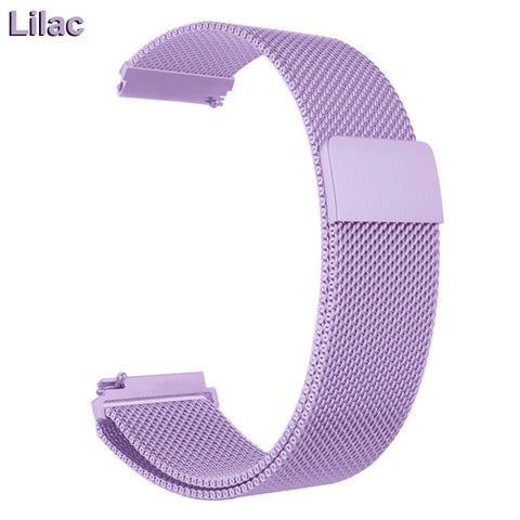 XShum Metal Stainless Steel Band For Fitbit Versa Strap Wrist Milanese Magnetic Bracelet fit bit Lite Verse 2 Band Accessories - RELEVAZA