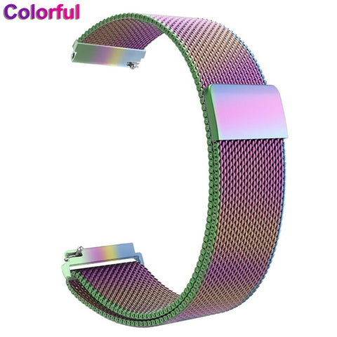 XShum Metal Stainless Steel Band For Fitbit Versa Strap Wrist Milanese Magnetic Bracelet fit bit Lite Verse 2 Band Accessories - RELEVAZA