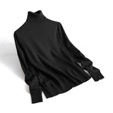 Cashmere Sweater Thin Basic Knitted Sweater Women Turtleneck Pullovers 2019 Autumn Winter Tops Female Jumpers - RELEVAZA