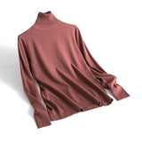 Cashmere Sweater Thin Basic Knitted Sweater Women Turtleneck Pullovers 2019 Autumn Winter Tops Female Jumpers - RELEVAZA