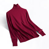 Cashmere Sweater Thin Basic Knitted Sweater Women Turtleneck Pullovers 2019 Autumn Winter Tops Female Jumpers - RELEVAZA