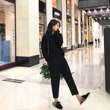 Women Sweater Two Piece knitted Sets Slim Tracksuit 2019 Spring Autumn Fashion Sweatshirts Sporting Suit Female - RELEVAZA
