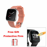 Replacement Band For Fitbit Versa/Versa Lite Starp Soft Silicone Waterproof Wrist Accessories Strap For Fit bit Versa Bracelet - RELEVAZA