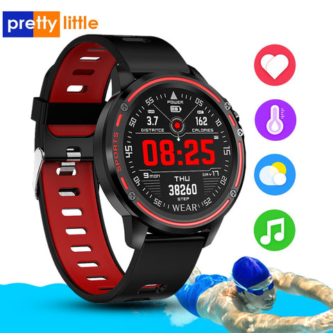 L8 Smart Watch Men IP68 Waterproof Reloj  Hombre Mode  SmartWatch With ECG PPG Blood Pressure Heart Rate sports fitness watches - RELEVAZA