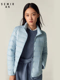 SEMIR 2019 Down Winter Jacket Women Cotton Short Jackets New Down Padded Hooded Warm Autumn Slim Coat Female Casual Tops - RELEVAZA