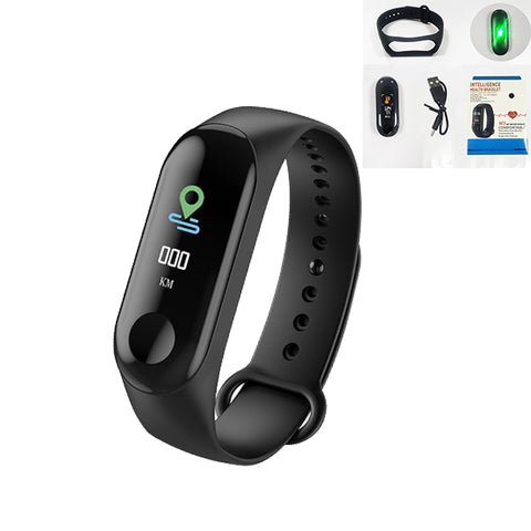 M3 Smart Watch Bracelet Men Women Blood Pressure Heart Rate Monitor Waterproof Fitness tracker Smart Band High Definition Color - RELEVAZA