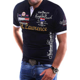 ZOGAA Suumer Men Casual Polo Shirt Guys Cotton Short Sleeve Printed Polo Shirt Male Casual Slim Fit Solid Polo Shirt 2019 Hot - RELEVAZA