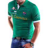ZOGAA Suumer Men Casual Polo Shirt Guys Cotton Short Sleeve Printed Polo Shirt Male Casual Slim Fit Solid Polo Shirt 2019 Hot - RELEVAZA