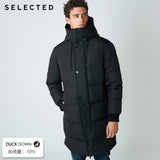 SELECTED 2019 New Winter Down Jacket Men's Zipper and Hat Casual Clothes Medium-and-Long Coat  S | 418412503 - RELEVAZA