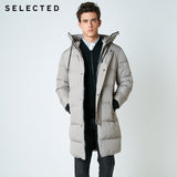 SELECTED 2019 New Winter Down Jacket Men's Zipper and Hat Casual Clothes Medium-and-Long Coat  S | 418412503 - RELEVAZA