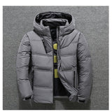 2019 Winter New Jacket Mens Quality Thermal Thick Coat Snow Red Black Parka Male Warm Outwear Fashion White Duck Down Jacket Men - RELEVAZA