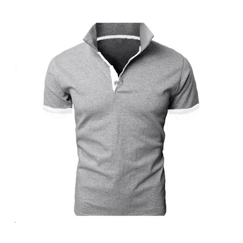 Summer short Sleeve Polo Shirt men Turn-over Collar fashion casual Slim Breathable Solid Color Business polo shirt  2019 TJWLKJ - RELEVAZA