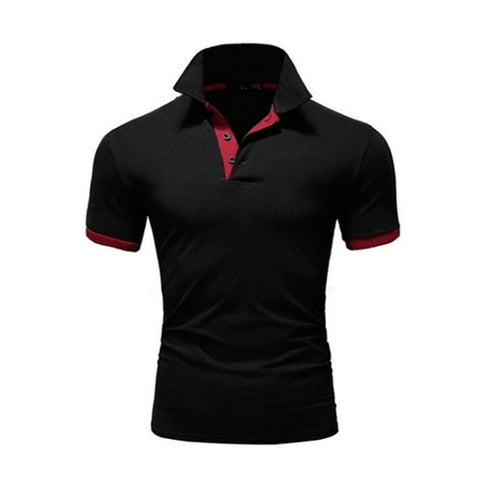 Summer short Sleeve Polo Shirt men Turn-over Collar fashion casual Slim Breathable Solid Color Business polo shirt  2019 TJWLKJ - RELEVAZA