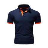 Summer short Sleeve Polo Shirt men Turn-over Collar fashion casual Slim Breathable Solid Color Business polo shirt  2019 TJWLKJ - RELEVAZA