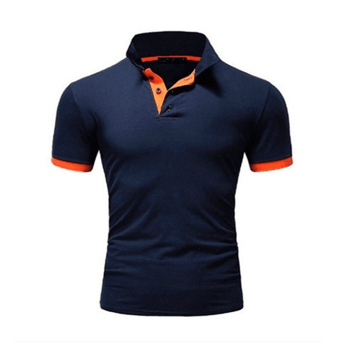 Summer short Sleeve Polo Shirt men Turn-over Collar fashion casual Slim Breathable Solid Color Business polo shirt  2019 TJWLKJ - RELEVAZA