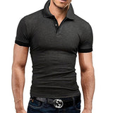 Summer short Sleeve Polo Shirt men Turn-over Collar fashion casual Slim Breathable Solid Color Business polo shirt  2019 TJWLKJ - RELEVAZA
