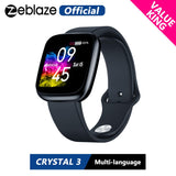 [Value King] New Zeblaze Crystal 3 Smartwatch WR IP67 Heart Rate Blood Pressure Long Battery Life IPS Color Display Smart Watch - RELEVAZA