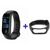 Doolnng M3 Plus Sport Fitness tracker Watch Smartband Smart Bracelet Blood Pressure Heart Rate Monitor Smart band Wristband Men - RELEVAZA