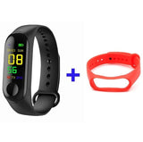Doolnng M3 Plus Sport Fitness tracker Watch Smartband Smart Bracelet Blood Pressure Heart Rate Monitor Smart band Wristband Men - RELEVAZA