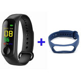 Doolnng M3 Plus Sport Fitness tracker Watch Smartband Smart Bracelet Blood Pressure Heart Rate Monitor Smart band Wristband Men - RELEVAZA