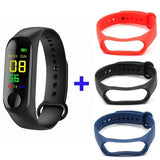 Doolnng M3 Plus Sport Fitness tracker Watch Smartband Smart Bracelet Blood Pressure Heart Rate Monitor Smart band Wristband Men - RELEVAZA