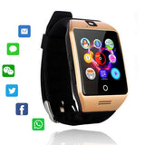 Q18 Bluetooth Smart Watch Q18 Fitness Tracker Touch Screen Support APP Download TF Sim Card Camera Dial /Call for Android Phone - RELEVAZA