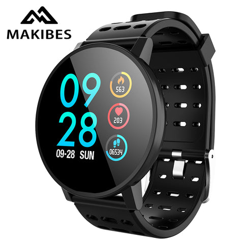 Makibes T3 Smart watch waterproof Activity Fitness tracker HR Blood oxygen Blood pressure Clock Men women smartwatch PK V11 - RELEVAZA