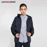 JackJones Men's fashion casual hooded down jacket short parka coat menswear 218412509 - RELEVAZA