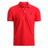 NEGIZBER New Man Polo Shirt Mens Casual Deer Embroidery Cotton Polo shirt Men Short Sleeve High Quantity polo men - RELEVAZA