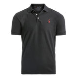 NEGIZBER New Man Polo Shirt Mens Casual Deer Embroidery Cotton Polo shirt Men Short Sleeve High Quantity polo men - RELEVAZA