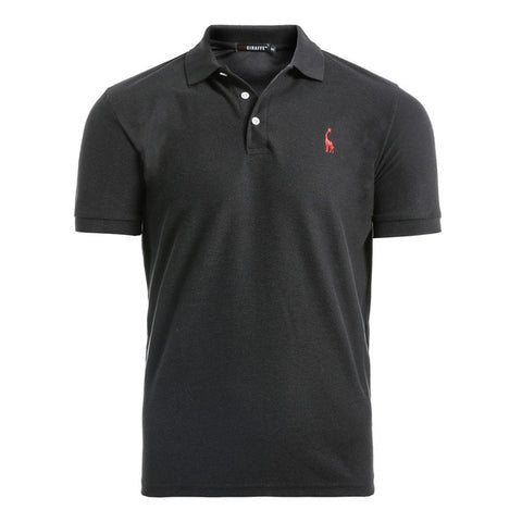 NEGIZBER New Man Polo Shirt Mens Casual Deer Embroidery Cotton Polo shirt Men Short Sleeve High Quantity polo men - RELEVAZA
