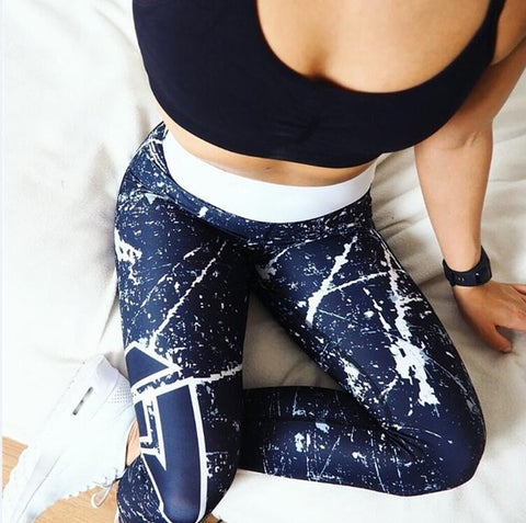 Women Leggings Slim High Waist Elasticity Leggings Fitness Printing leggins Breathable Woman Pants Leggings Push Up Strength - RELEVAZA