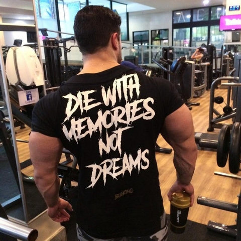 YEMEKE New Men Short Sleeve Cotton t-shirt Summer Casual Fashion Gyms Fitness Bodybuilding T shirt Male Slim Tees Tops Clothing - RELEVAZA