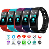 Y5 Smart Wristband Heart Rate Blood Pressure Monitor Tracker Fitness Tracker Smart Bracelet Waterproof Smart Watch Pedometer - RELEVAZA