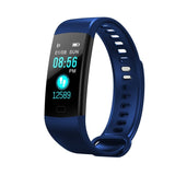 Y5 Smart Wristband Heart Rate Blood Pressure Monitor Tracker Fitness Tracker Smart Bracelet Waterproof Smart Watch Pedometer - RELEVAZA