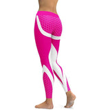 Hayoha Mesh Pattern Print Leggings fitness Leggings For Women Sporting Workout Leggins Elastic Slim Black White Pants - RELEVAZA