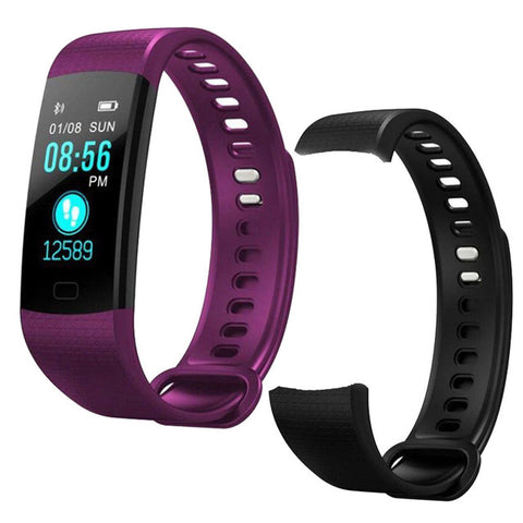 Smart Watch Sports Fitness Activity Heart Rate Tracker Blood Pressure wristband IP67 Waterproof band Pedometer for IOS Android - RELEVAZA