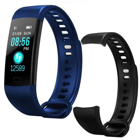 Smart Watch Sports Fitness Activity Heart Rate Tracker Blood Pressure wristband IP67 Waterproof band Pedometer for IOS Android - RELEVAZA