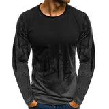 FLYFIREFLY Men Camouflage Printed  Male T Shirt Bottoms Top Tee Male Hiphop Streetwear Long Sleeve Fitness Tshirts - RELEVAZA