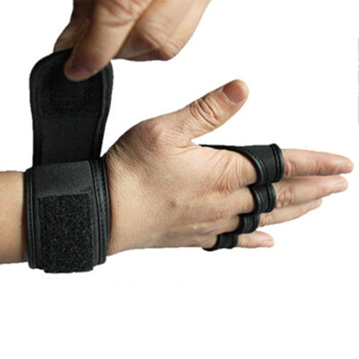 New 1 Pair Weight Lifting Training Gloves Women Men Fitness Sports Body Building Gymnastics Grips Gym Hand Palm Protector Gloves - RELEVAZA
