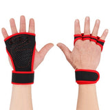 New 1 Pair Weight Lifting Training Gloves Women Men Fitness Sports Body Building Gymnastics Grips Gym Hand Palm Protector Gloves - RELEVAZA