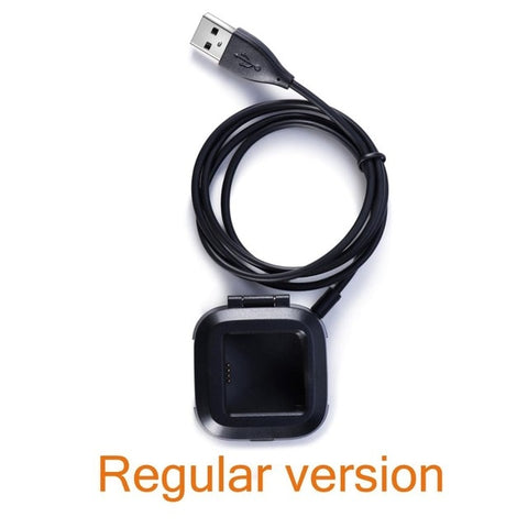 Quality USB Charging Cable Cradle Station for Fitbit Versa Charger Fit bit Versa Band Smart Watch Replacement USB Charger Cable - RELEVAZA