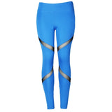 CHRLEISURE Sexy Women Leggings Gothic Insert Mesh Design Trousers Pants Big Size Black Capris Sportswear New Fitness Leggings - RELEVAZA
