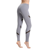 CHRLEISURE Sexy Women Leggings Gothic Insert Mesh Design Trousers Pants Big Size Black Capris Sportswear New Fitness Leggings - RELEVAZA