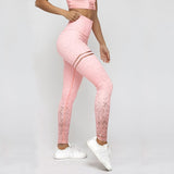 NORMOV New Hotsale Women Gold Print Leggings No Transparent Exercise Fitness Leggings Push Up Workout Female Pants - RELEVAZA