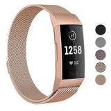New Milanese loop strap For Fitbit charge 3 watch band  smart bracelet stainless steel belt sports watch strap wrist band - RELEVAZA