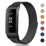New Milanese loop strap For Fitbit charge 3 watch band  smart bracelet stainless steel belt sports watch strap wrist band - RELEVAZA