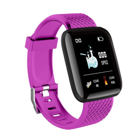 Smart Bracelet Blood Pressure Measurement Waterproof Fitness Tracker Watch Heart Rate Monitor Pedometer Smart Band Women Men - RELEVAZA