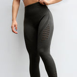 SALSPOR Women Yoga Pants Sports Running Sportswear Stretchy Fitness Leggings Gym Seamless Tummy Control Compression Tights Pants - RELEVAZA