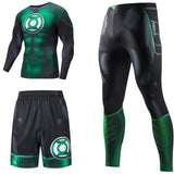 Superhero Compression Tracksuits Men's Sport Suit Quick Dry Running sets Clothes Sports Joggers Training Gym Fitness Man Set - RELEVAZA